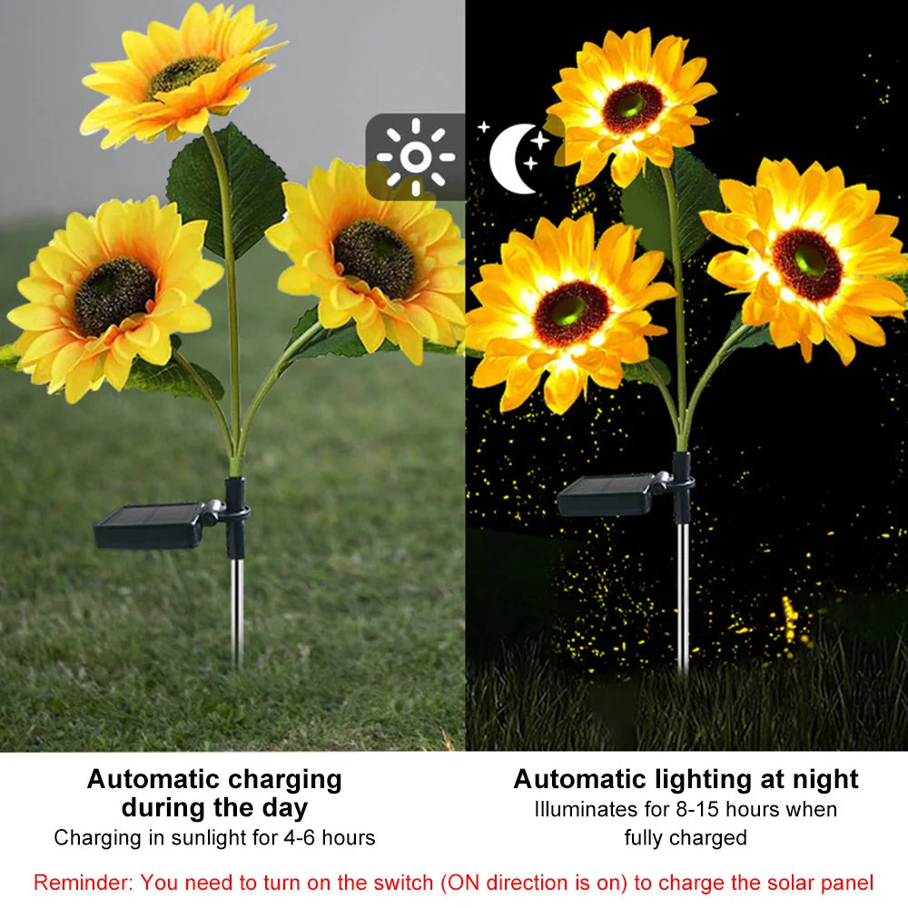 Bloom-Sunflower Solar Lights