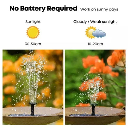 SolarSpritz™ Solar Water Fountain