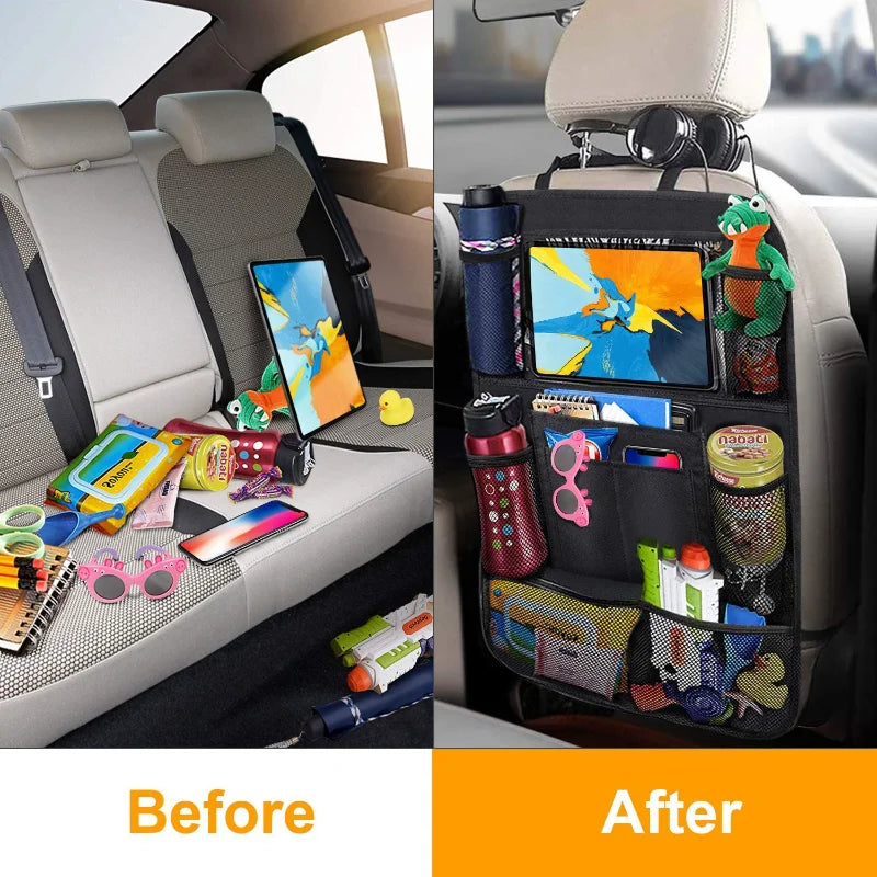Travel-Rack Rear Seat Organizer